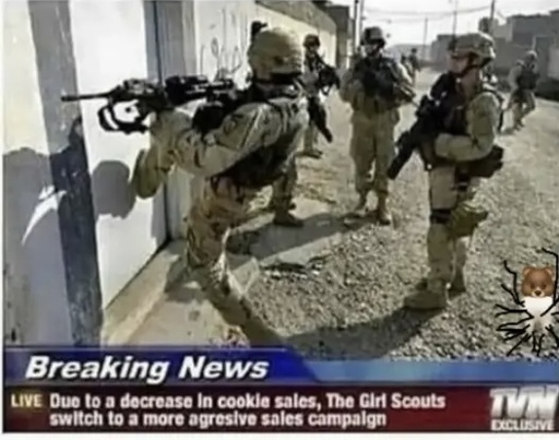Breaking News
Due to a decrease in cookie sales, the Girl Scouts switch to a more aggressive sales campaign.
tVN Exclusive